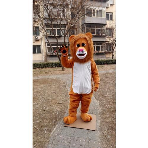 Lion Mascot Costume Suits Cosplay Party Game Dress Outfits Clothing Advertising Carnival Halloween Xmas Easter Festival Adults