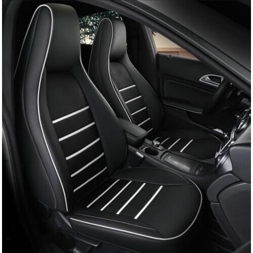 Custom car seat cover leather for auto Mercedes benz A200 A180 A160 A220 A260 A250 fortwo forfour car Accessories car styling