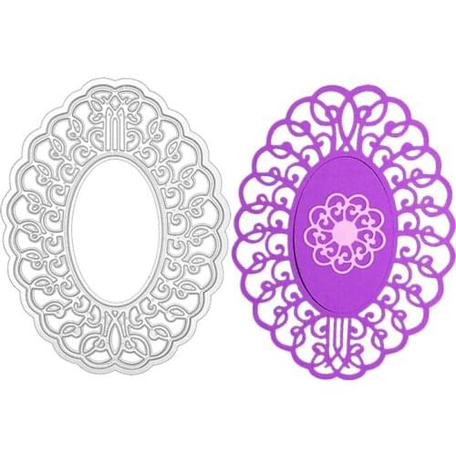 Julyarts Circle Flower Lace Crafting Paper Cutter For Scrapbooking Card Album Making Embossing Craft