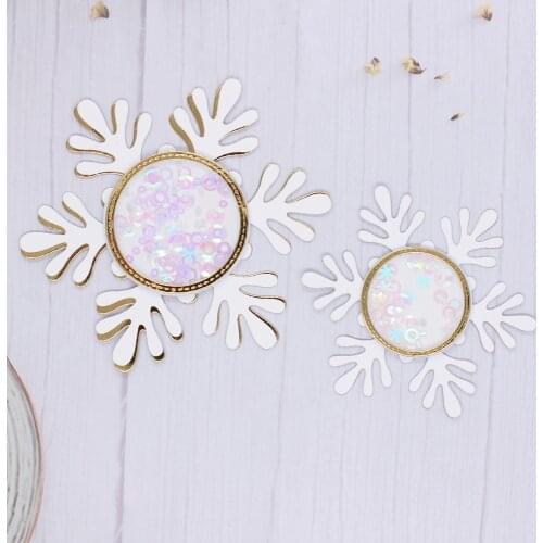 KSCRAFT Christmas Snowflake Shaker Metal Cutting Dies Stencils for DIY Scrapbooking Decorative Embossing DIY Paper Cards
