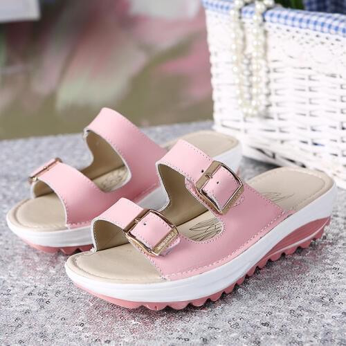 Summer Slippers Women Fashion Sandals Slides Wedge Slippers Ladies Slippers Woman Shoes Luxury Designer Shoes Women Pantufa
