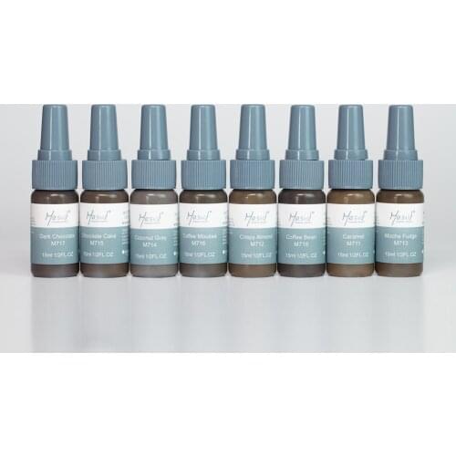 Mastor Latest Color-Fixed And Redness-Free Eyebrows Micropigmentation Tattoo Ink Micropigmentacion Microblading Pigment