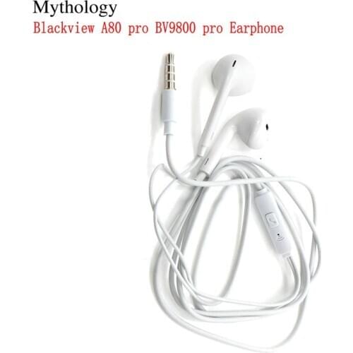 Earphone Headset for Blackview BV9800 A80 Pro Original Headphone 3.5mm Jack for BV9500 Plus Mythology