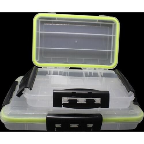 15 Compartment Portable Fishing Tackle Box Waterproof Plastic Bait Boxes High Strength Fishing Hook Accessories Storage X611B