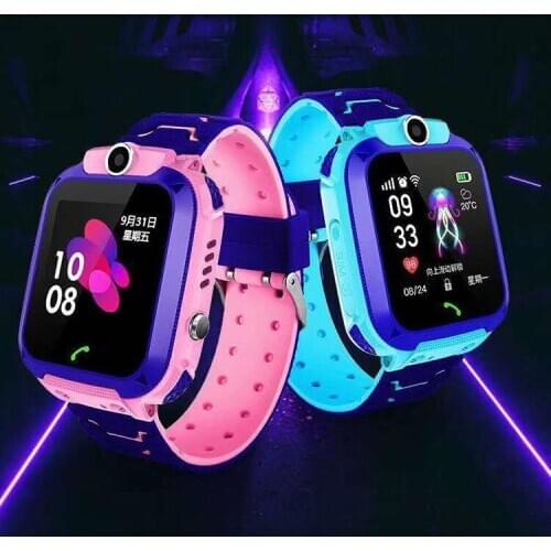 Q12B Pupil Student waterproof watch smart phone watch positioning photo multifunctional phone watch