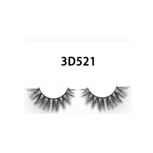 1 pair 3D Mink Eyelashes Real Cruelty free dramatic false Lashes fluffy Strip Thick Lash faux cils makeup