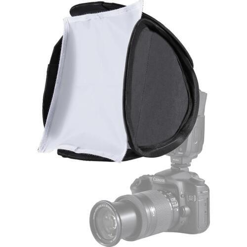 PULUZ 23 x 23cm Foldable Soft Flash Light Diffuser Softbox Cover Photography Studio Light Softbox E23 Soft box Mini