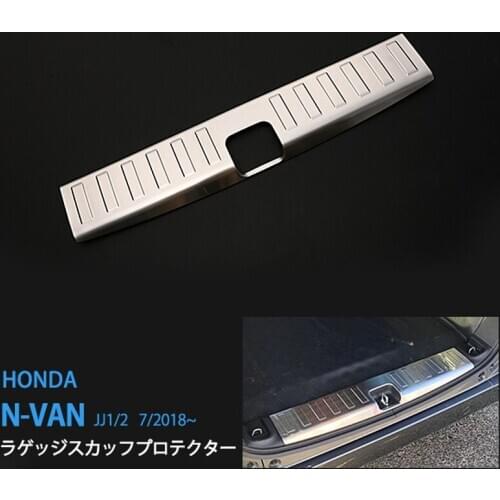 High-quality Car Exterior Trim for HONDA N-VAN JJ1/2 Stainless Steel Car Rear Scuff Protector Trim Car Styling Moulding