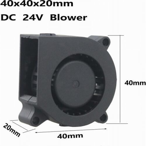 1PCS Gdstime Sleeve 24V 40mm x 20mm DC Small Cooler Brushless Blower Cooling Fan 40x20mm 4020