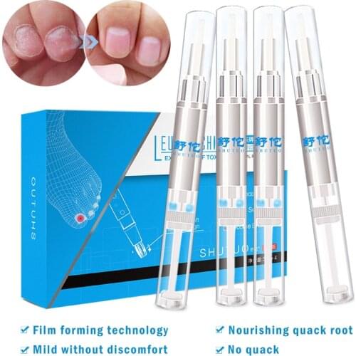 4Pcs Healthy Nails Care 3ML Fungal Nail Treatment Liquid Pen Paronychia Anti Fungal Nail Infection Nail Repair Pens Set TSLM2