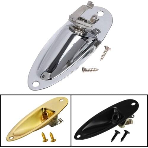 6.35mm Electric Guitar/Bass Pickup Jack Poratble For Electric Guitar Parts & Accessories Gold/Silver/Black