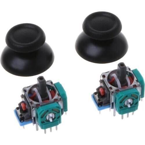 2 Pcs Joystick Axis Analog Sensor Module Thumbstick For PS4 Pro Slim Controller