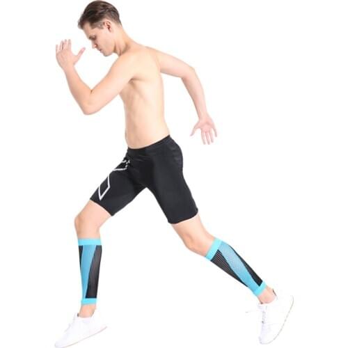 AOLIKES 1 Pair Shin Guards Soccer Football Protective Leg Calf Compression Sleeves Cycling Running Sports Safety shinguards