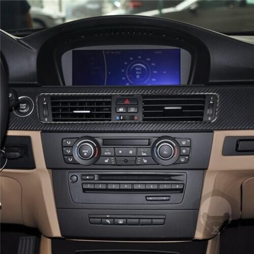 Center Control Console Air Vent Outlet Cover Trim Sticker for BMW E90 E92 E93 2005-2012 Interior Decoration Car Accessories