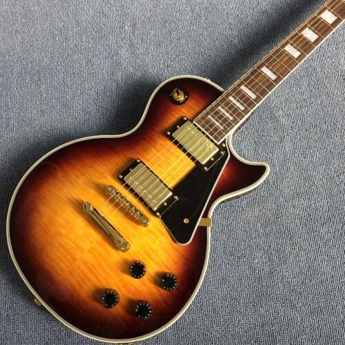 Jazz Hollow Body Electric Guitar, Rosewood fingerboard, tone-pro bridge Double F holes electric guitar, Free shipping