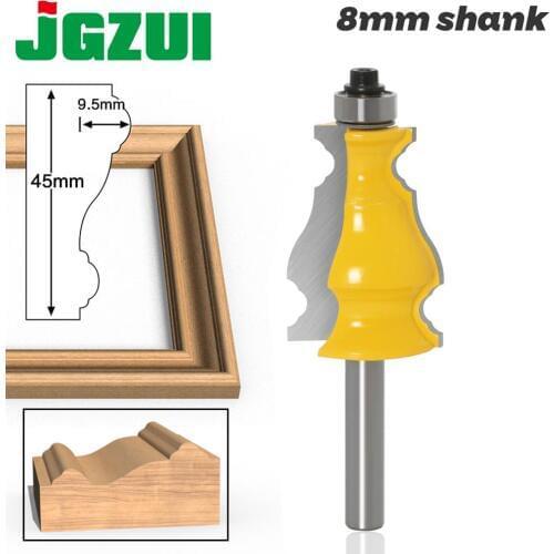 8mm Shank Picture Frame Router Bits Tenon Tungsten Carbide Line Bit Woodworking Milling Cutter for Wood