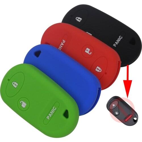 Kutery 10pcs/lot 2 Buttons Remote Car Key Cover Case shell protect skin For Honda Civic Element Accord CR-V Insight Pilot
