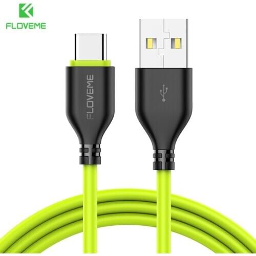 FLOVEME Phone Cable Type C For iPhone 12 11 7 Fast Charge USB Cable For Samsung A50 A70 Data Transmit Type C Phone Cord Cables