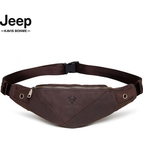 Mens Waist Bag Genuine Cowhide Leather Male Chest Belt Bag Travel Phone Coins Holder Quality Leather Design Suitable for Boys