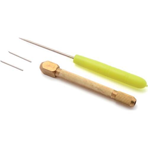 1set DIY Doll Hair Toll Set 0.6/0.8mm Doll Hair Rooting Reroot Rehair Tool Holder With 5 Extra Needles Reproduce Hair Doll Tool