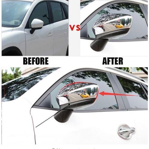 FIT FOR MAZDA CX-5 CX5 2012 2013 2014 CHROME EXTERIOR DOOR SIDE MIRROR COVER REAR VIEW TRIM CAP OVERLAY GARNISH MOLDING 2PCS