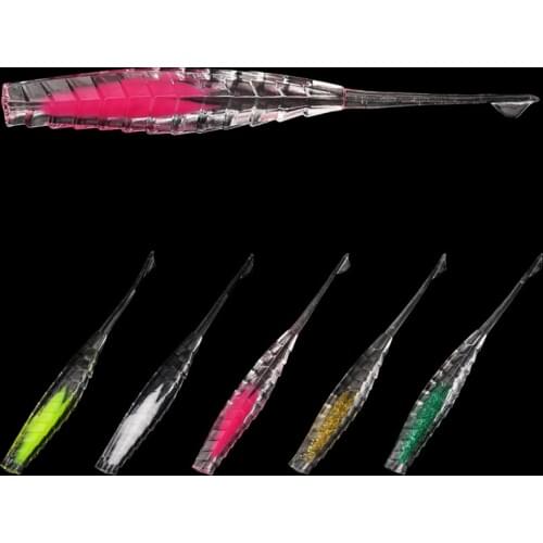 TSURINOYA Fishing Lure PHANIOM Colorful 10cm/2.9g Rod-shaped Soft Baits Artificial Floating lure Saltwater Baits 5pcs/bag