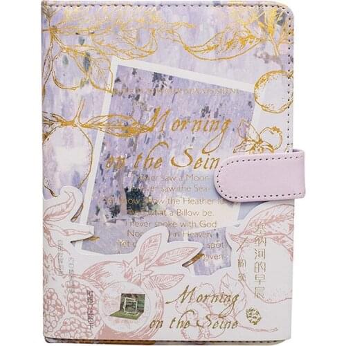 B6 Buckle Hot Stamping Planner Notebook For Boys Girls Organizer DIY Calendar Diary Agenda Schedule Handbook Office Stationery