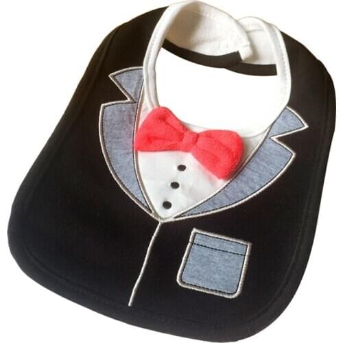 Bebek Wet Wipes Baby Care Waterproof Kids Bebes Dinner Feeding Saliva Towel Tie Gentleman Child Bebe Bibs Set