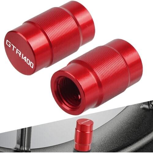 For KAWASAKI 1400GTR GTR 1400 GTR1400/CONCOURS 2007 2008 2009 2010 2011 2012-2017 Wheel Tire Valve Stem Caps Airtight Covers
