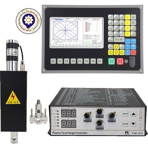 CNC high quality Plasma Controller+THC+lifter Kit F2100B+F1621+JYKB-100 For Plasma Cutting Machine Cutter NEWCARVE