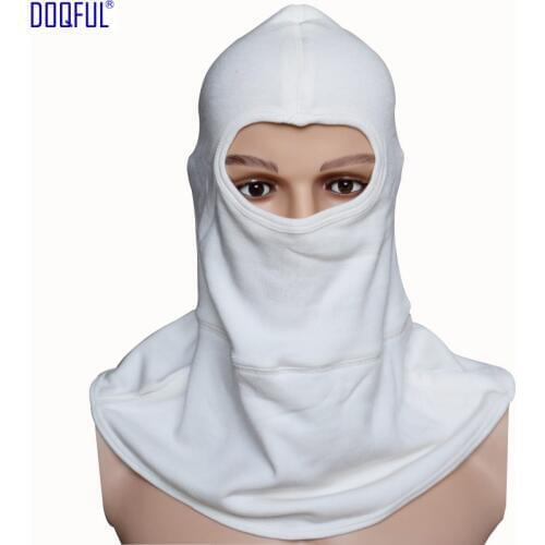 Work Safety Helmet Permanent Flame Retardant Aramid Fibre Fabric Headgear High Temperature Head Face Protective Heat Insulation