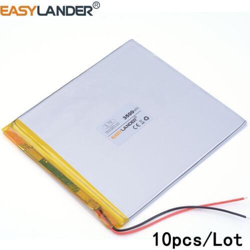 10pcs/Lot 30100110 3.7V 3500mah polymer lithium ion battery Li-ion battery For Power bank e-book video game Power mobile