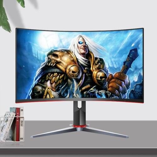24 Inch Curved LCD Computer Monitor Gaming Game Competition 144hz 24" LCD Computer Display Screen HDMI