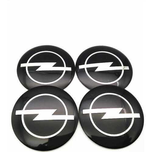 4pcs 56.5mm aluminum car emblem Wheel Center Hub sticker Rim badge Wheel For Opel logo car-styling Accessories