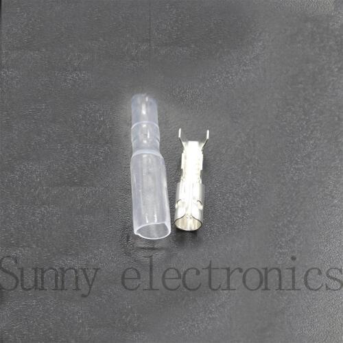 50sets Japanese Motorcycle 3.9mm Bullet Male Connectors & Sleeves