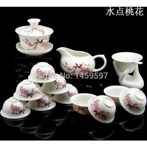 Top ceramics teapot mugs 8-piece tea set crafts cup handmade teapot kungfu tea pot yixing teapot 14 styles tea sets