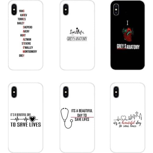 For Xiaomi Mi4 Mi5 Mi5S Mi6 Mi A1 A2 A3 5X 6X 8 CC 9 T Lite SE Pro greys anatomy Hot selling Accessories Phone Cases Covers