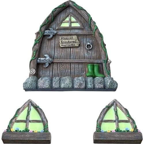 Fairy Trees Decors Patio Lawn Ornament Garden Decoration Outdoor Doors Windows Trees Decorations And Ornaments