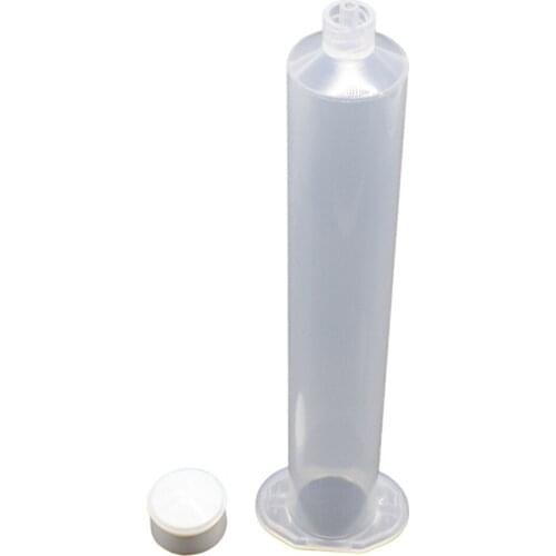 55ml Dispensing Syringe Barrel 55cc Glue Adhesive Dispenser Industrial Syringes Empty Glue Tube with Stopper for 55ml Glue Gun