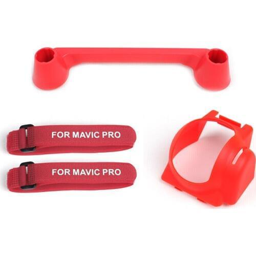 3 in 1 Accessories kit for DJI Mavic Pro Drone, Lens Hood, Transmitter Protector Stick Thumb, Propeller Stabilizer Fixing Strap
