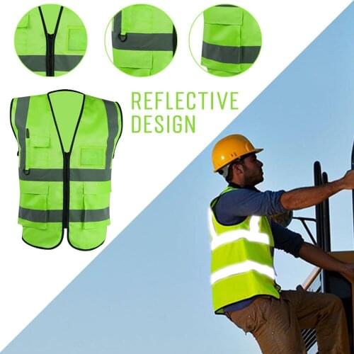 Motorcycle Vest Reflective Vests Riding Motorbike Riding Ultra-thin Jacket Site Safety Clothing Visibility Reflective Jacket