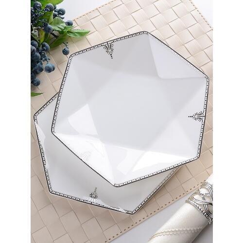 Tangshan original bone china tableware Chinese dish set household European Ceramic dining bowl rice bowl noodles bowl big bowl