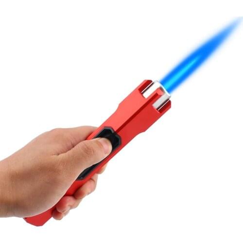 New Butane Windproof Torch Lighter Turbo Straight Electric Pen Airbrush Kitchen Barbecue Lighters Men’s Gift Cigar Accessories