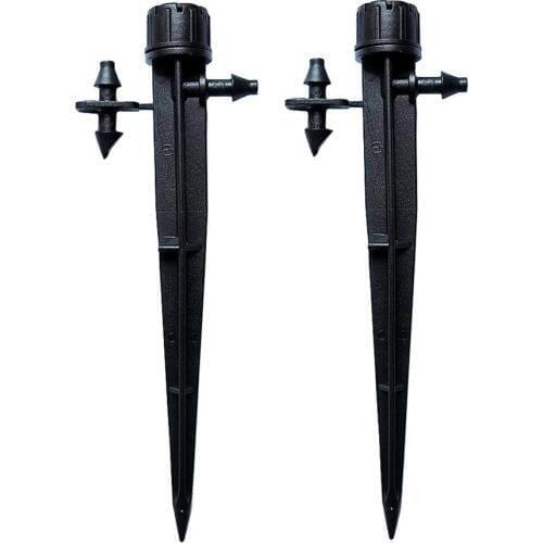 10Pcs 360 Degrees Adjustable Dripper Micro Drip Irrigation System Sprinler Agriculture Watering 8 Holes Dripper