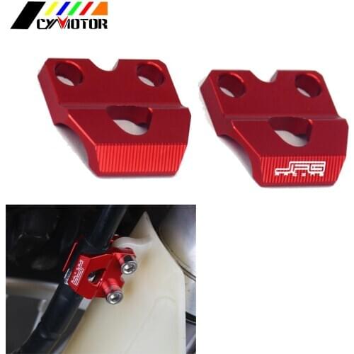 Motorcycle Brake Line Holder Clamp For HONDA CR80R CR85R CRF150R CR125 CR250R CRF450R CRM 250 R AR XR 250 450 Motard XR250 Baja