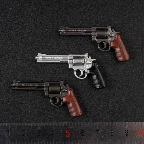 1:6 Finished M&P Revolver Gun Weapon Model 12 inch Action Figure Accessories Soldier Figure Scene 6 Stypes
