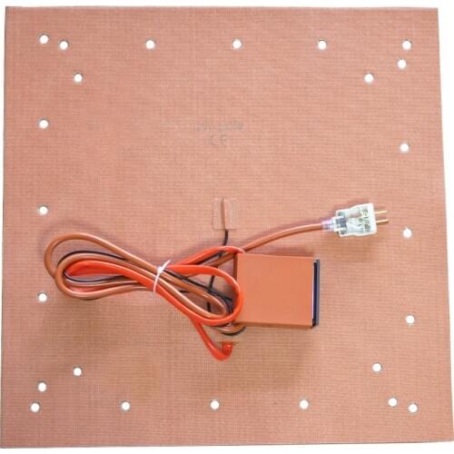 24 holes Silicone Heater Pad 508 x 508mm ( 20" ) For Creality CR-10 S5 3D Printer + Integrated Digital Temperature Controller