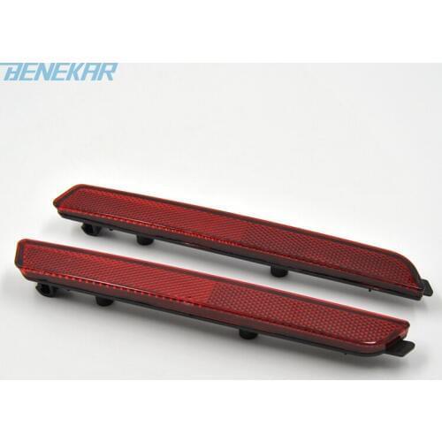 Benekar 2Pcs for Mazda 6 2007-2013 Accessories Rear Bumper Light Red Reflect Warning Lamp GV7D-51-5L0 GV7D-51-5M0
