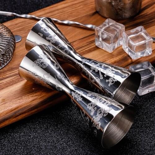 Free Shipping Japanese-Style Jigger Double Cocktail Bar Measures Tools 30/60ml,30/45ml