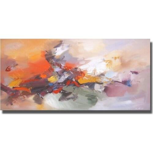 Decorative Wall Painting Hand Painted Abstract Oil Painting On Canvas Painting for Living Room Wall Single Set No Framed